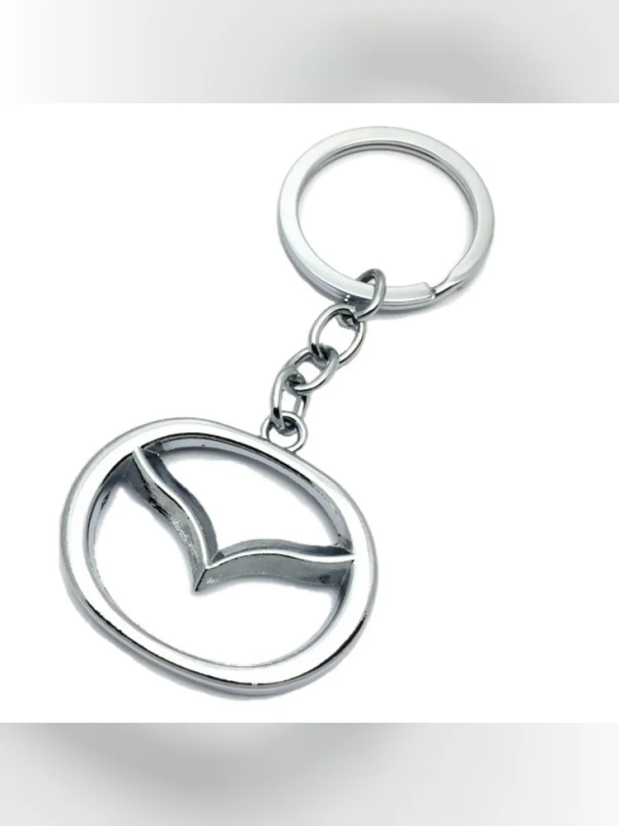 Брелок "Мазда" металл, логотип на подвеске MASHINOKOM  в Керчи Республика Крым