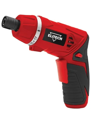 Отвертка аккумуляторная 3.6В 1.3Ач (кейс,набор бит) ELITECH