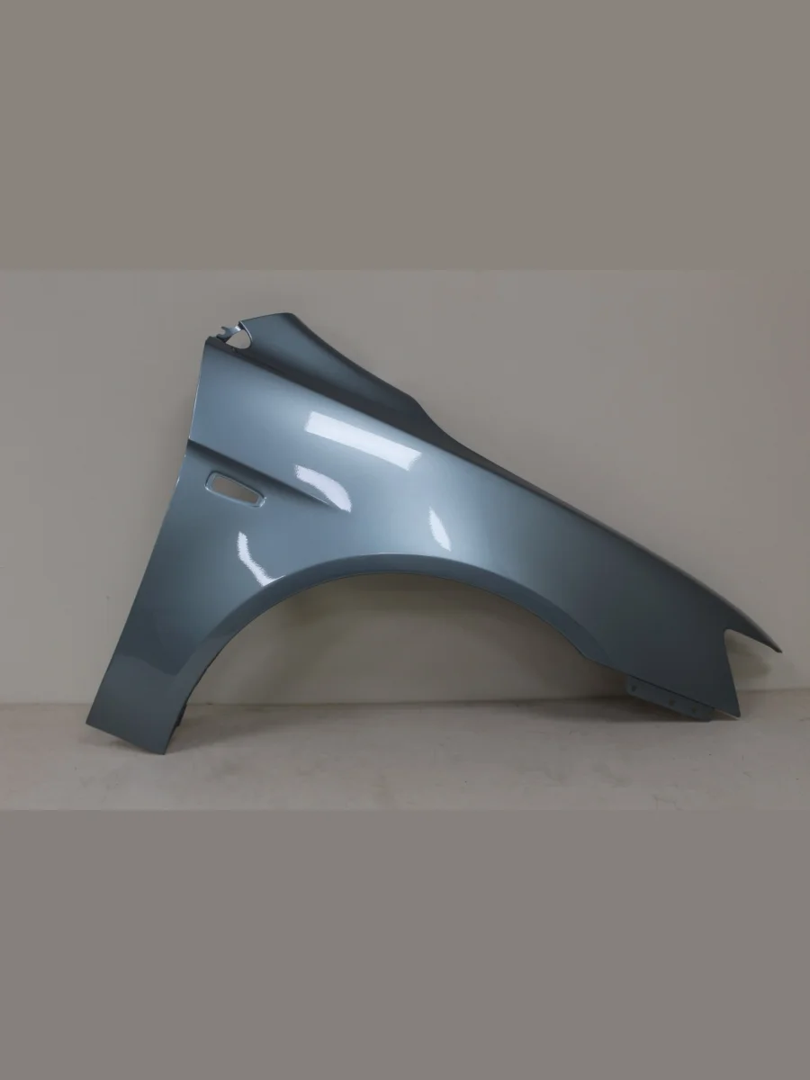 Крыло переднее правое (окрашенное) DAR Mitsubishi Lancer 10 CY седан дорестайлинг (2007-2010) (Серо-зеленый A86)  с доставкой в г. Керчь