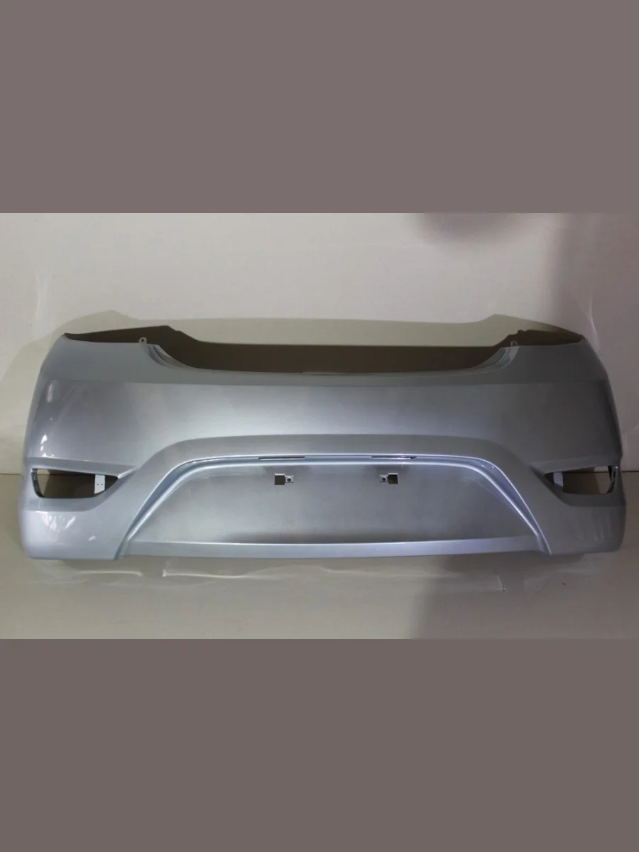 Бампер задний DAR (окрашенный)  Hyundai Solaris (2010-2014) RBr (Ice Silver VEA (Голубой металлик))  с доставкой в г. Керчь