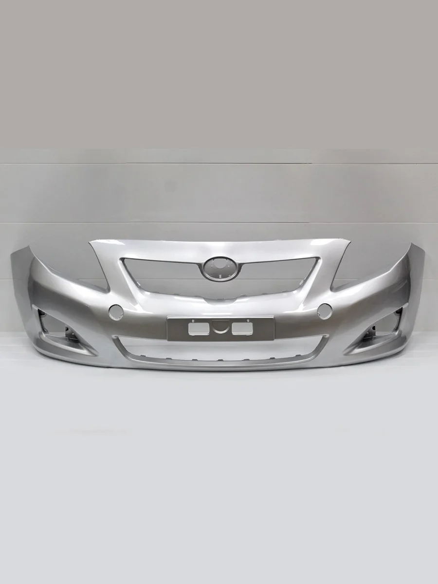 Бампер передний DAR (окрашенный)  Toyota Corolla (2006-2010) E150, E140 (Ultra silver 1F7 (Серебристый металлик))  с доставкой в г. Керчь