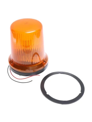 Маяк импульсный 1224V (30 светодиодов) стационарный желтый АТК