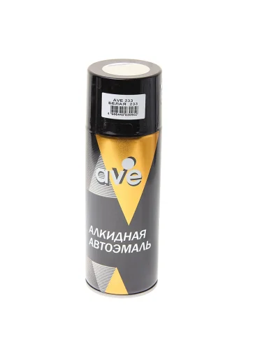 Краска 233 белая аэрозоль 520мл AVE