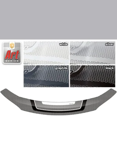 Дефлектор капота Серия Art серебро Nissan NV200 1 поколение 2009–н.в.