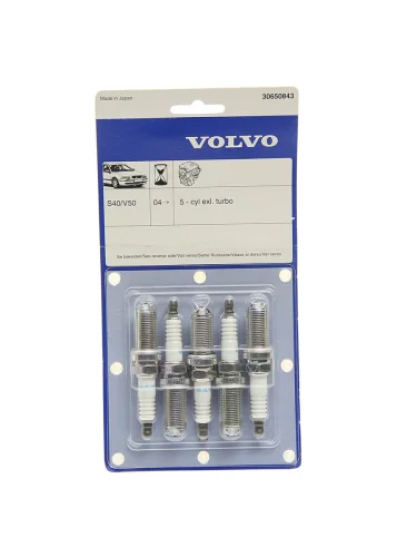 Свеча зажигания VOLVO S40,V50 (04-) комплект (5шт.) OE