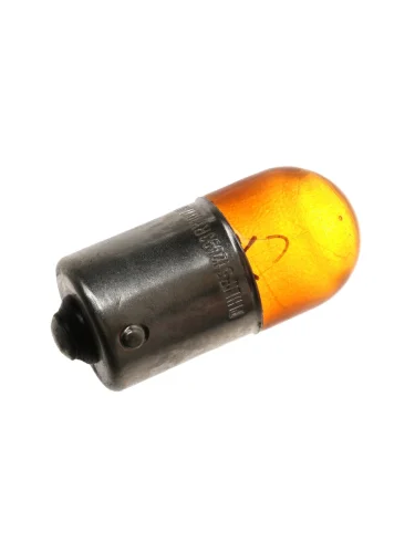 Лампа 12V R10W BA15s Yellow PHILIPS
