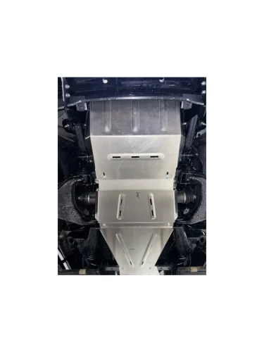 Защита картера (алюминий) 4мм Foton Tunland V7 2.0 Diesel АКПП 4WD 2024Foton Tunland V9 2.0 Diesel АКПП 4WD 2024
