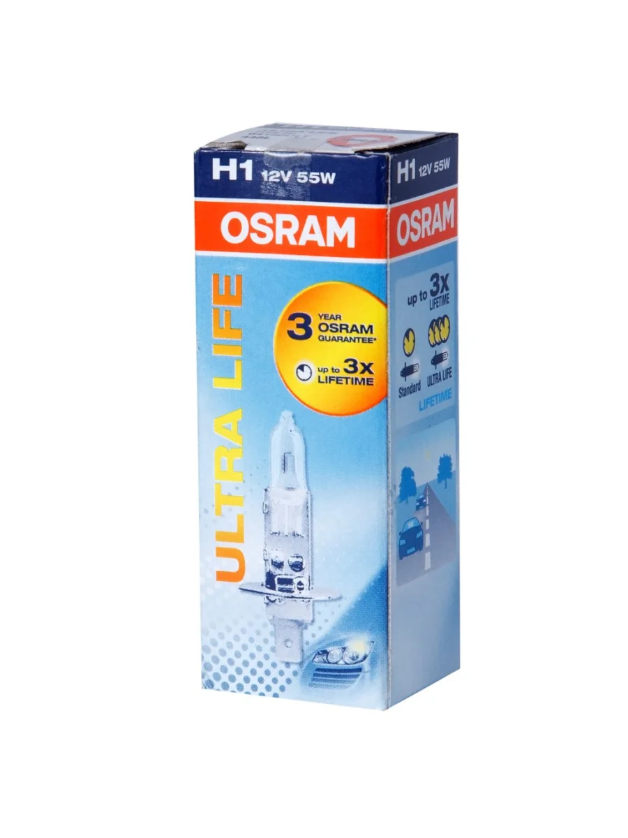 Лампа 12V H1 55W P14.5s Ultra Life OSRAM  в Керчи Республика Крым
