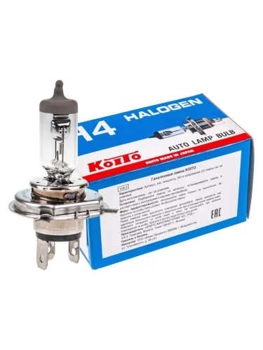 Лампа 12V H4 6055W P43t KOITO