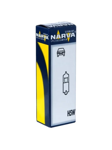 Лампа 12V H5W 5W BA9s Halogen Miniature NARVA