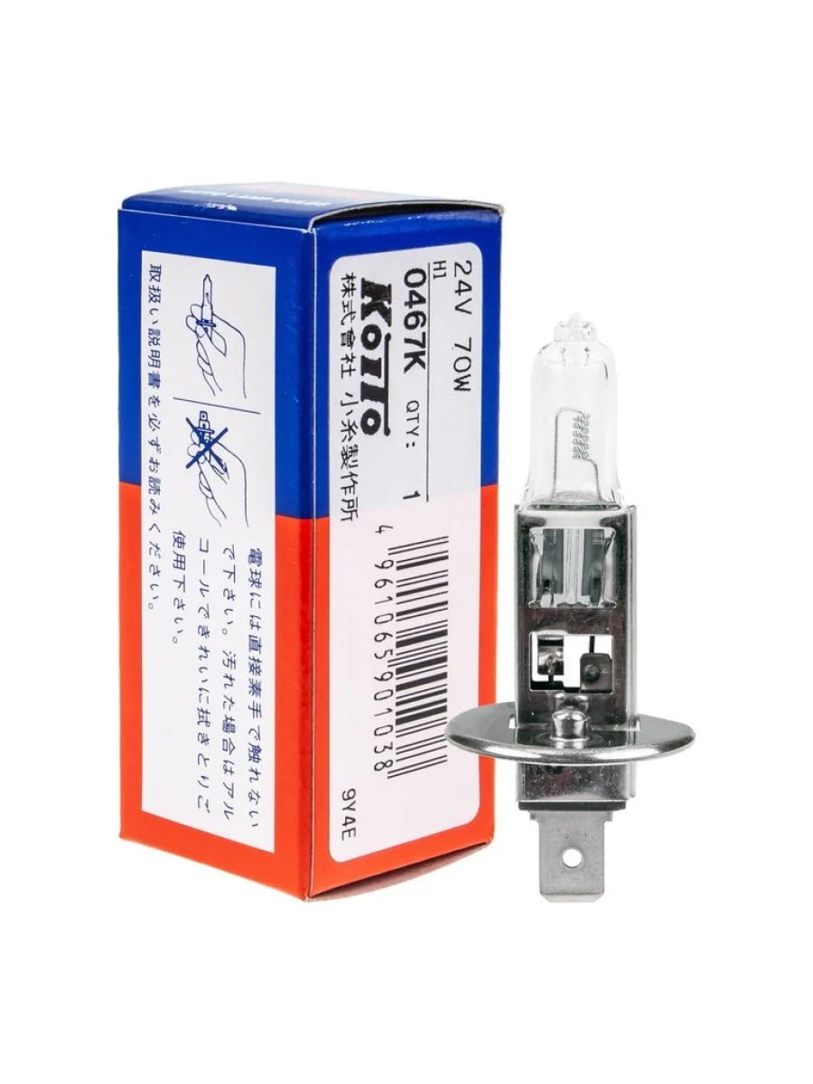 Лампа 24V H1 70W P14.5s KOITO  в Керчи Республика Крым