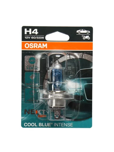 Лампа 12V H4 6055W P43t-38 +100% 5000K блистер Cool Blue Intense NextGen OSRAM