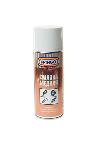 Смазка медная высокотемпературная 520мл аэрозоль PINGO