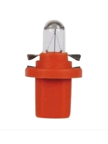 Лампа 12V 1W BX8.5d оранжевый патрон Plastic Base NARVA
