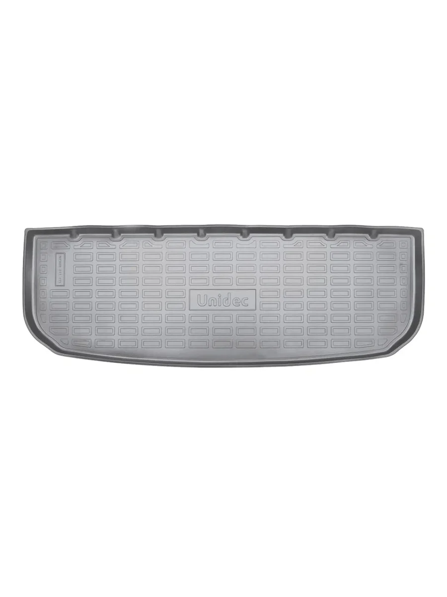 Коврик багажника (7 мест, разложенный 3 ряд) Norplast Unidec Chery Tiggo 9 рестайлинг (2024-2025) (серый)  в Перми Пермском крае