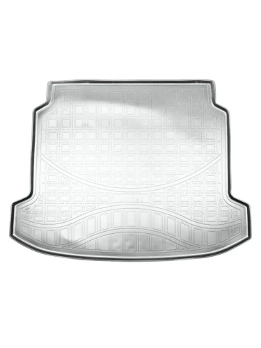Коврик багажника (полиуретан, Active, с докаткой) Norplast Unidec (серый) Chery Tiggo 7L (2024-2025)