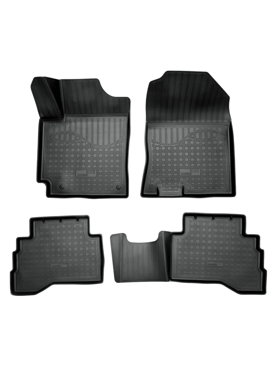 Комплект ковриков в салон (гибрид) Norplast Unidec  Hyundai Kona (2017-2023) OS (черный)  в Самаре Самарской области