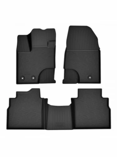 Коврики салонные 4WD Norplast Unidec (черные) Haval F7x рестайлинг (2022-2024)