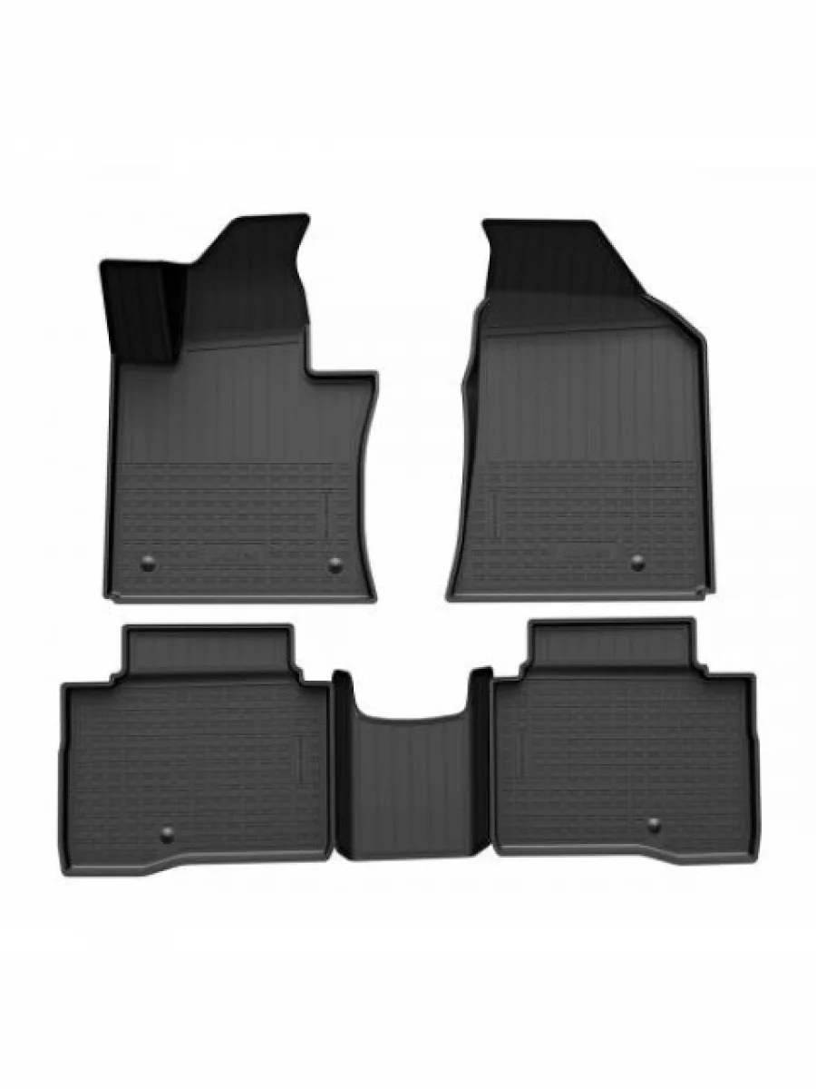 Коврики салонные Norplast Unidec SSANGYONG Korando 3 дорестайлинг (2010-2025) (черные)  в Перми Пермском крае