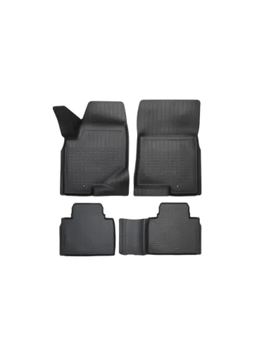 Коврики салонные (5 мест) Norplast Unidec (черные) SSANGYONG Rexton Y450 рестайлинг (2020-2023)