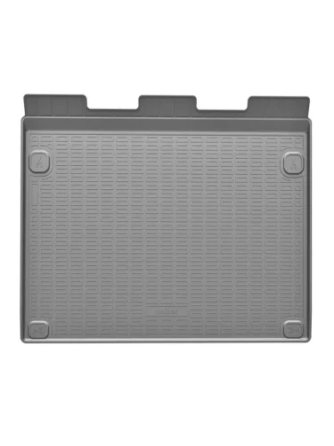 Коврик багажника (полиуретан, short wheel base) Norplast Unidec (серый) Peugeot Rifter K9 рестайлинг (2024-2025)