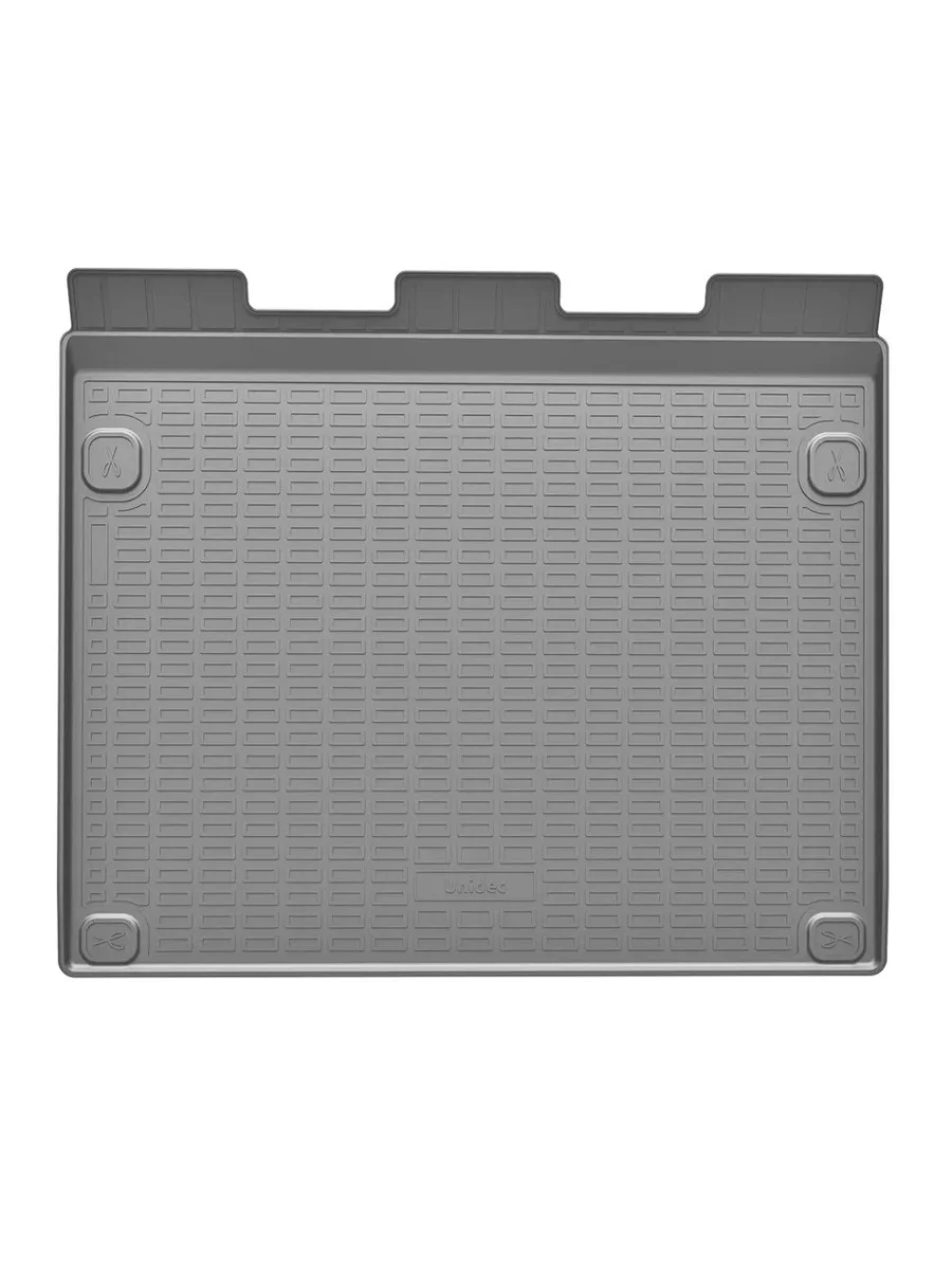 Коврик багажника (полиуретан, short wheel base) Norplast Unidec Peugeot Rifter K9 рестайлинг (2024-2025) (серый)  в Перми Пермском крае