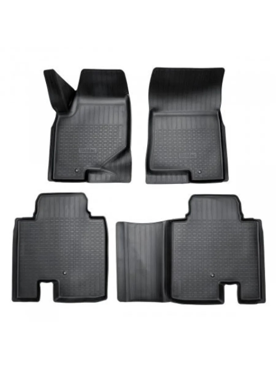 Коврики салонные Norplast Unidec SSANGYONG Musso Q200 Пикап (2018-2025) (черные)  с доставкой в г. Керчь