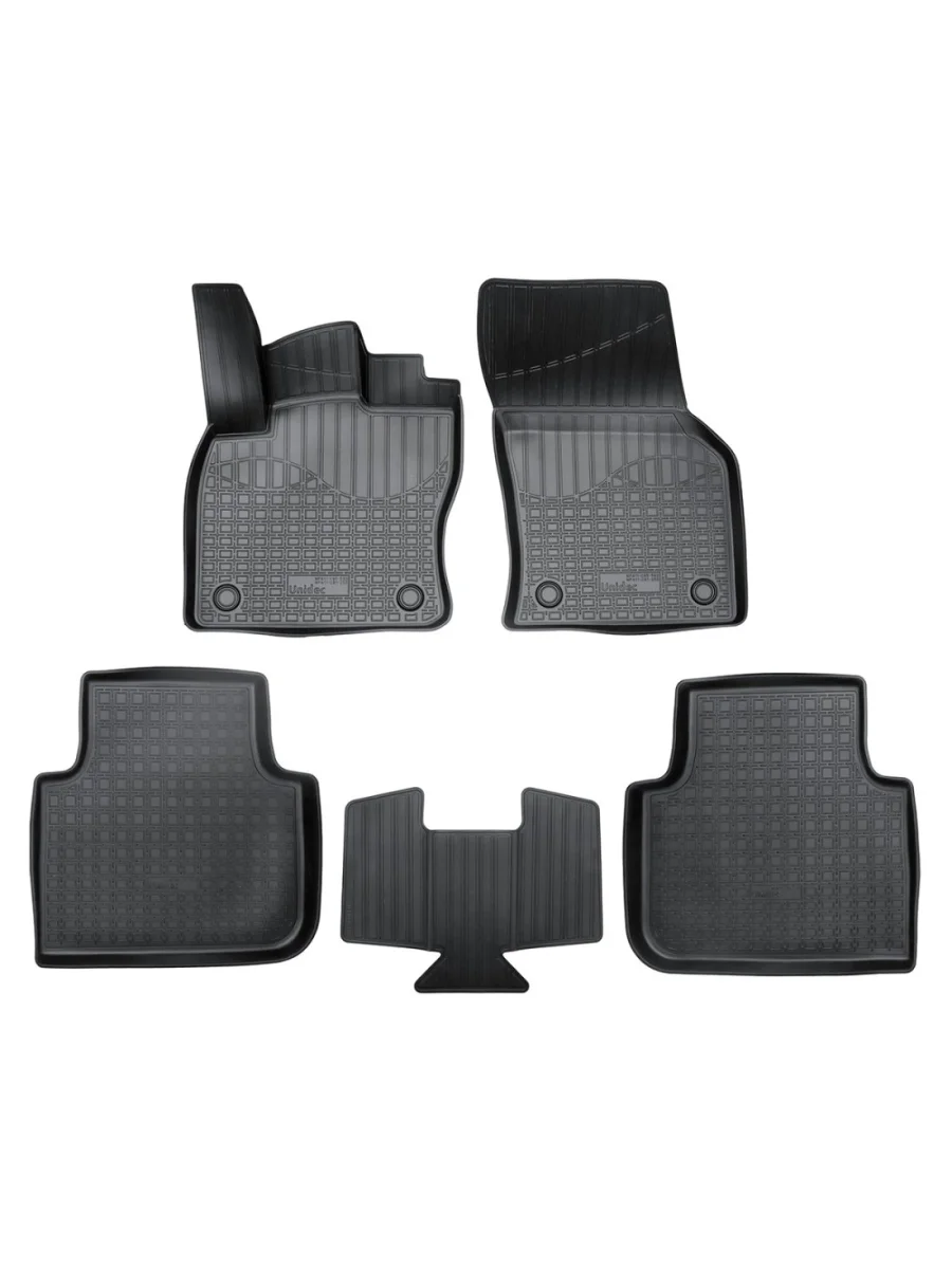 Комплект ковриков в салон Norplast Unidec Volkswagen Tayron X рестайлинг (2023-2025) (черный)  в Перми Пермском крае