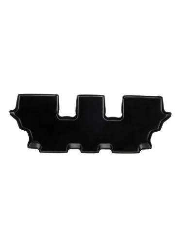 Комбинированный коврик салона (полиуретан/текстиль, 3-ий ряд) Norplast Unidec (черный) GENESIS GV80 1 JX1 рестайлинг (2023-2025)