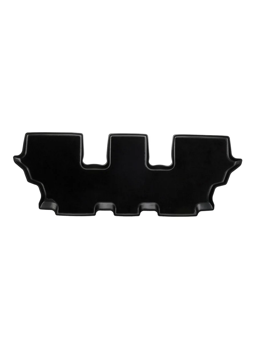 Комбинированный коврик салона (полиуретан/текстиль, 3-ий ряд) Norplast Unidec GENESIS GV80 1 JX1 рестайлинг (2023-2025) (черный)  в Керчи Республика Крым