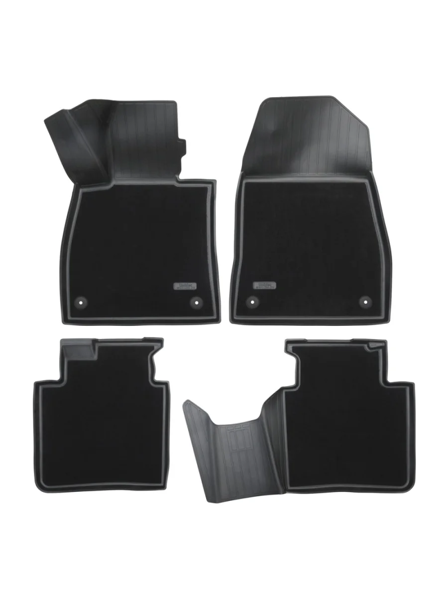 Комплект комбинированных ковриков в салон Norplast Unidec  Hongqi H6 (2022-2025) (черный)  в Самаре Самарской области
