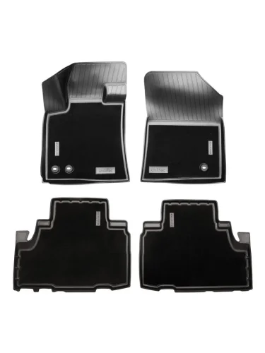 Комплект комбинированных ковриков в салон Norplast Unidec (черный) Changan CS75 Plus рестайлинг (2023-2025)