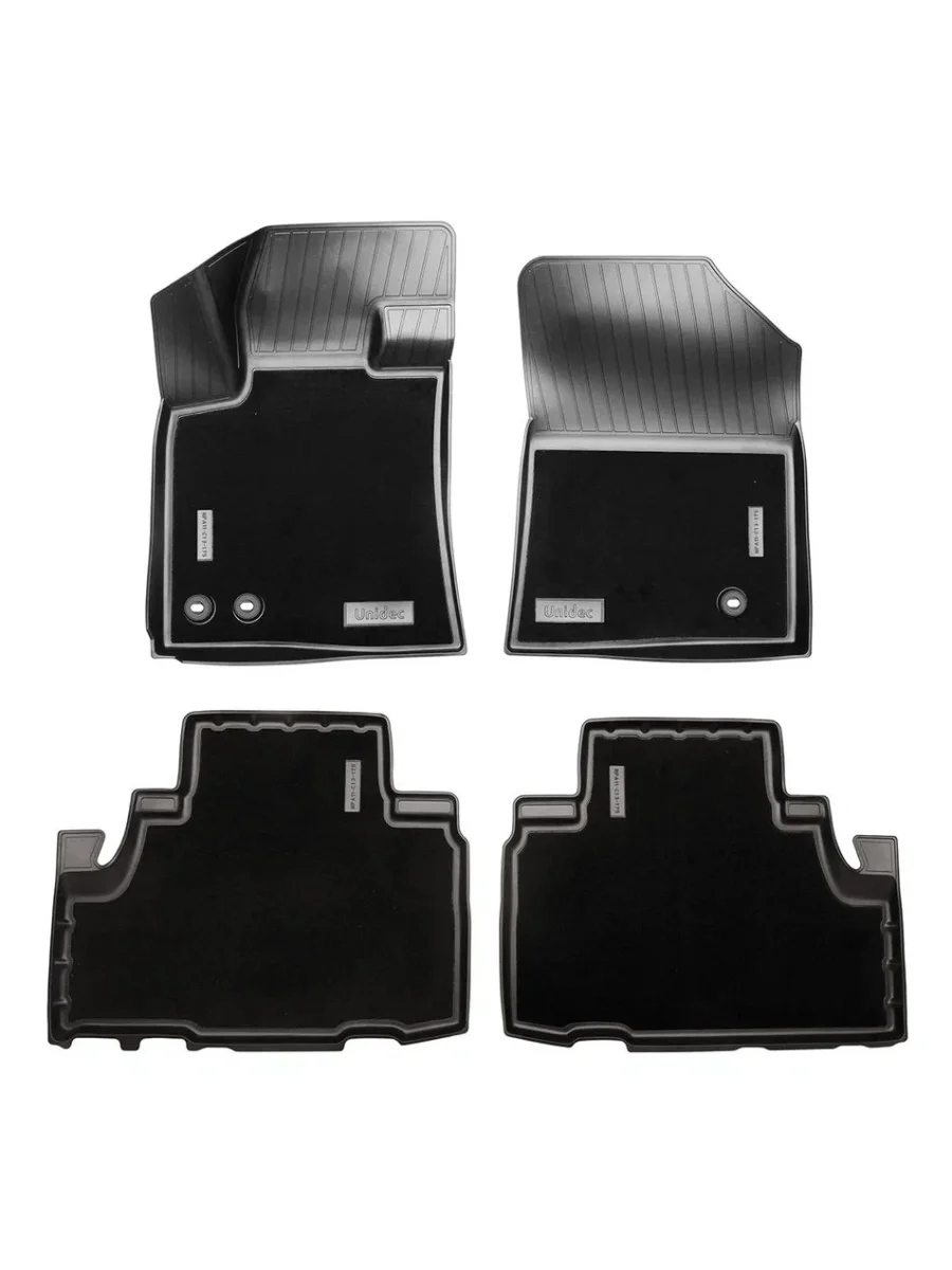 Комплект комбинированных ковриков в салон Norplast Unidec Changan CS75 Plus (2024-2025) (черный)  в Перми Пермском крае