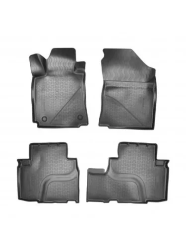 Коврики салонные Norplast Unidec (черные) Changan CS75 Plus дорестайлинг (2022-2024)