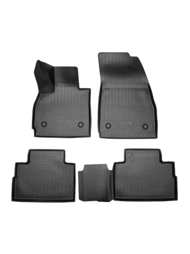 Коврики салонные (1,2 ряд) (7 мест) Norplast Unidec (черные) Chery Tiggo 8L 1 (2024-2025)