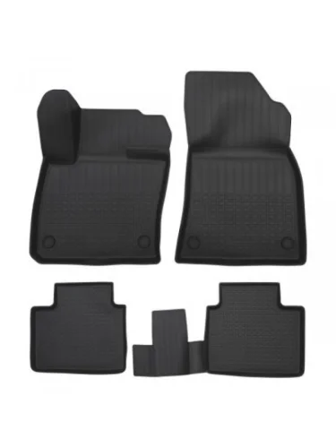 Коврики салонные (1,2 ряд) Norplast Unidec (черные) Geely Okavango (2021-2025)