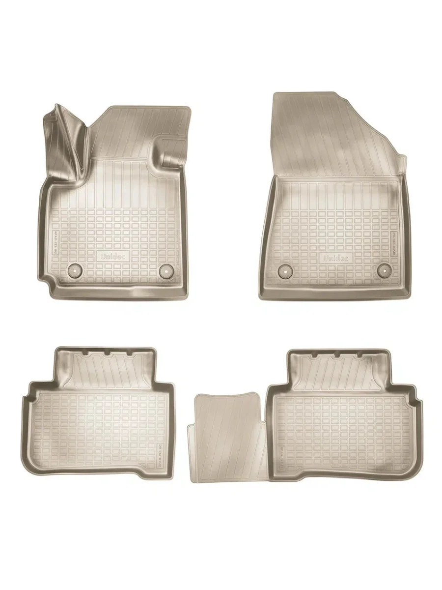 Комплект ковриков в салон Norplast Unidec Changan UNI-S 1 (2024-2025) (бежевый)  в Перми Пермском крае