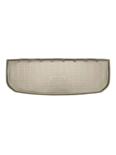 Коврик багажника (7 мест, разложенный 3 ряд) Norplast Unidec (бежевый) Chery Tiggo 9 рестайлинг (2024-2025)