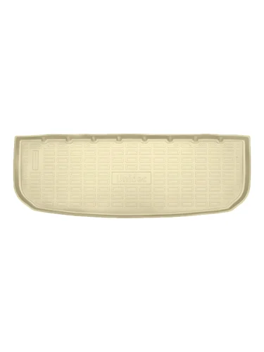 Коврик багажника (7 мест, разложенный 3 ряд) Norplast Unidec (бежевый) Chery Tiggo 8L 1 (2024-2025)
