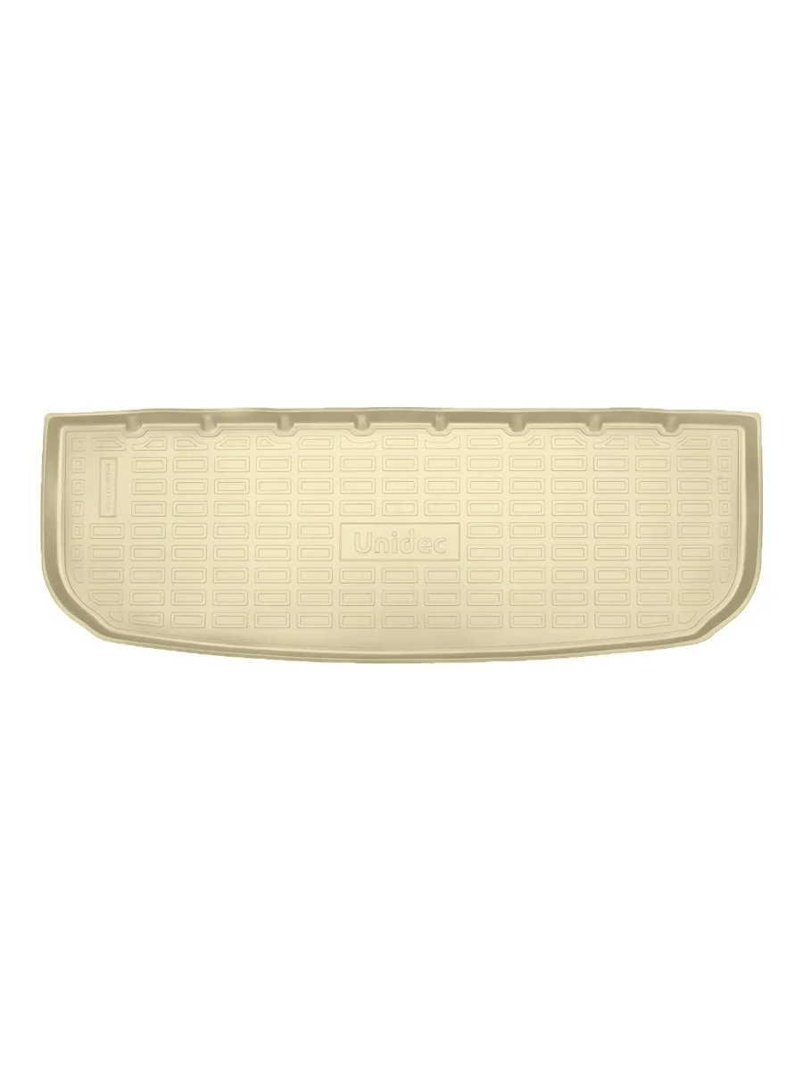 Коврик багажника (7 мест, разложенный 3 ряд) Norplast Unidec Chery Tiggo 8L 1 (2024-2025) (бежевый)  в Перми Пермском крае