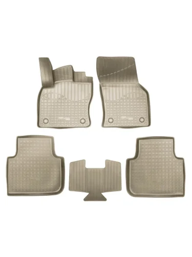 Комплект ковриков в салон Norplast Unidec (бежевый) Volkswagen Tayron X рестайлинг (2023-2025)