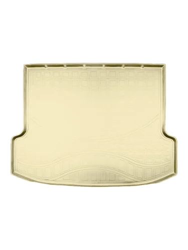 Коврик багажника (Prime&Ultra полноразмерное запасное колесо) Norplast Unidec (бежевый) Chery Tiggo 7L (2024-2025)