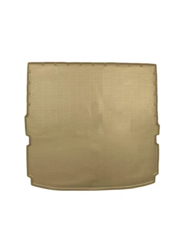 Коврик багажника (полиуретан, 7 мест/сложенный 3 ряд) Norplast Unidec (бежевый) KGM Rexton (2023-2025)