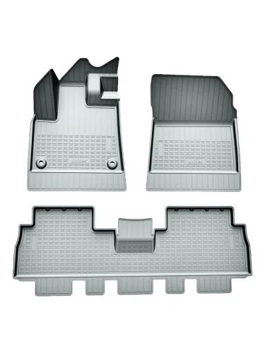 Комплект ковриков в салон Norplast Unidec (серые) Fiat Doblo K9 рестайлинг (2024-2025)