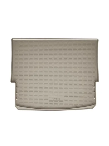 Коврик багажника (полиуретан, e-Power) Norplast Unidec (бежевый) Nissan X-trail 4 T33 дорестайлинг (2021-2025)