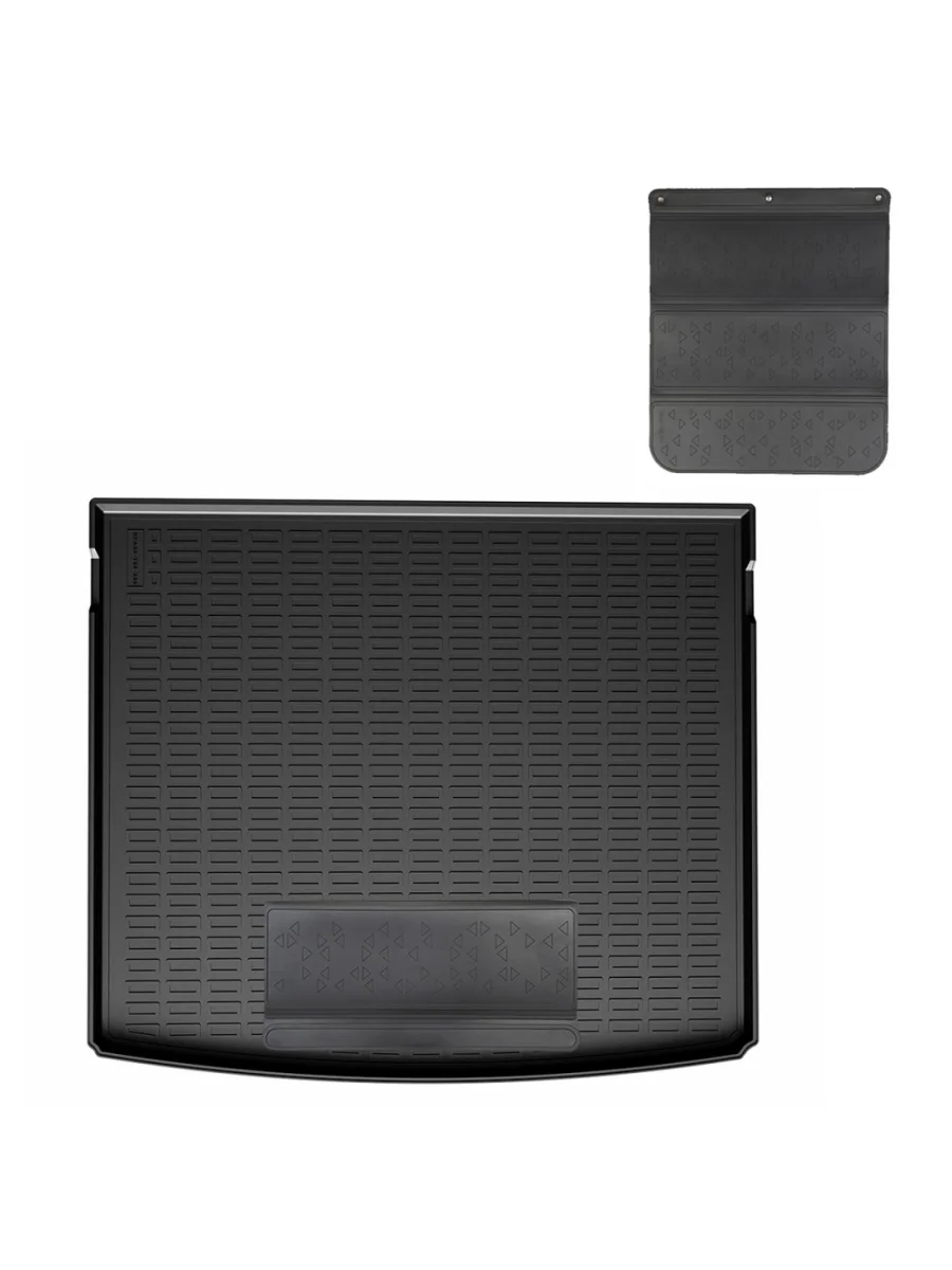 Коврик багажника (полиуретан, верхняя полка) Norplast Unidec Peugeot 3008 3 P64 (2023-2025) (черный с полиуретановым ковриком)  в Самаре Самарской области