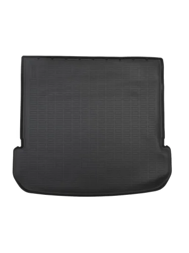 Коврик в багажное отделение с защитным фартуком (7 мест, сложенный 3 ряд) Norplast Unidec (черный) Chery Tiggo 9 дорестайлинг (2023-2024)