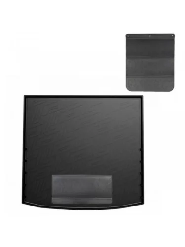 Коврик в багажное отделение с защитным фартуком Norplast Unidec (черный) Haval F7x рестайлинг (2022-2024)