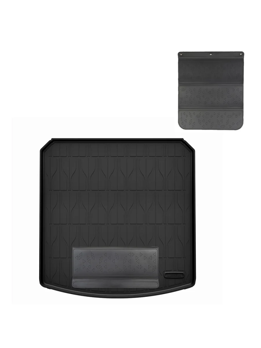 Коврик багажника (полиуретан) Norplast Unidec Hongqi H6 лифтбэк (2022-2025) (черный с полиуретановым фартуком)  в Самаре Самарской области