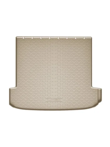 Коврик багажника (полиуретан, сложенный 3 ряд) Norplast Unidec (бежевый) SOUEAST S09 (2024-2025)